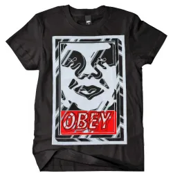 Винтажная фирменная футболка OBEY Super Rare Logo