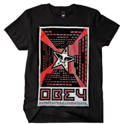 Винтажная фирменная футболка OBEY Andre the Giant Stats City tee