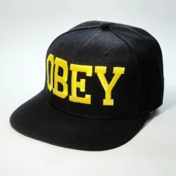 Фирменная кепка бейсболка OBEY Black like FBI logo
