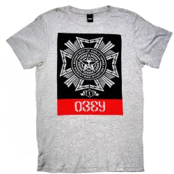 Винтажная фирменная футболка OBEY Shepard Fairey Public Works Medal 2004