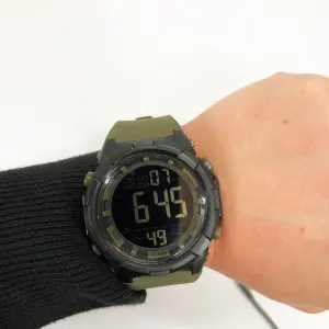 Часы наручные мужские SKMEI 1845AG ARMY GREEN, армейские водостойкие тактические часы. Цвет: зеленый