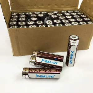 Литиевый аккумулятор 18650 X-Balog 8800mAh 4.2V Li-ion литиевая аккумуляторная батарейка для фонариков