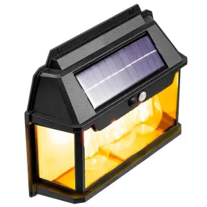 Фонарь вольфрамовая лампа на солнечной батарее 999-38W, датчик движения, АКБ 18650