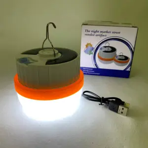 Светодиодный фонарь кемпинг на солнечной батарее T1-SMD