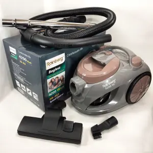 Пылесос контейнерный без мешка Rainberg RB-653 2500Вт, циклонный контейнерный пылесос, небольшой пылесос