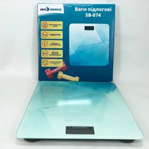 Весы напольные SeaBreeze SB-074, Весы для взвешивания людей, Весы бытовые напольные