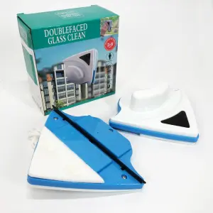 Щетка магнитная для мытья стекол с двух сторон Doublefaced Glass Clean