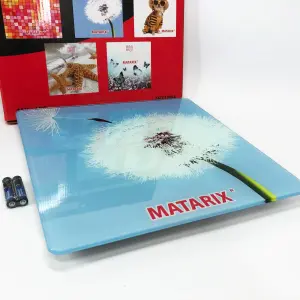 Весы напольные MATARIX MX-452 180 кг, Весы напольные для измерения массы тела, Электронные весы одуванчик