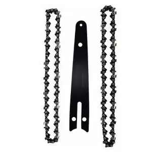 Комплект шины 30 см плюс 2 цепи шаг 1/4 по 65 зубов для аккумуляторной пилы