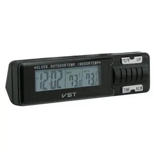 Электронные часы-будильник VST 7065 с термометром для дома и автомобиля