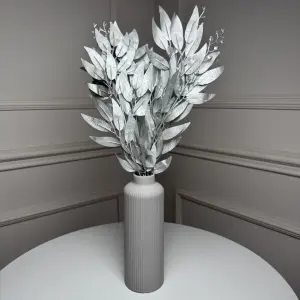 Рускус букет искусственный, В-55 см 5шт/уп. Цвет: серебряный