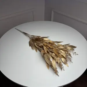 Рускус букет искусственный, В-55 см 5шт/уп. Цвет: золотой