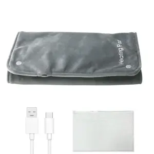 Универсальная электрогрелка от USB 30х50 см электрический термоковрик с подогревом для рук, ног и шеи