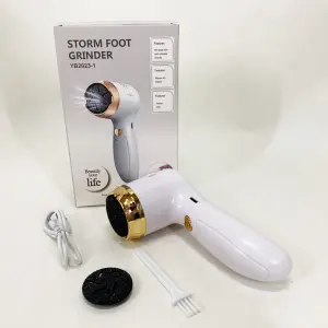 Пемза аккумуляторная для удаления грубой кожи стоп Foot Grinder Y2023 для пяток с usb-кабелем