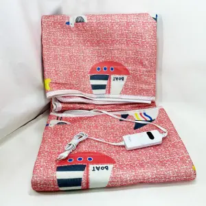 Электропростынь электрическая простынь с подогревом Electric Blanket 180х150см красный