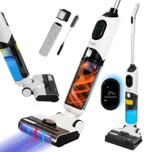 Аккумуляторный ручной вертикальный пылесос Adler AD 7077 120Вт для сухой и влажной уборки