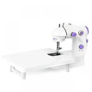 Мини швейная машинка 4 в 1 с педалью и адаптером Mini Sewing Machine FHSM 202 с доской