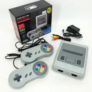 Ретро игровая консоль приставка 620 игр Game Box Dendy Super с 2 джойстиками, первая игровая приставка