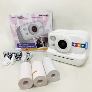 Детский фотоаппарат мгновенной печати S9 WHITE