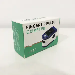 Пульсоксиметр Fingertip pulse oximeter LK87, Пульсоксиметр для измерения пульса и сатурации портативный