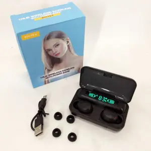 Беспроводные bluetooth наушники True Wireless F9-5 TWS с встроенным Power Bank, вакуумные наушники