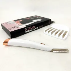 Триммер-эпилятор женский для лица Flawless Dermaplane Glo, эпилятор для интимных зон