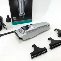 Машинка для стрижки волос аккумуляторная VGR V-071 триммер для бороды и усов, окантовочная машинка