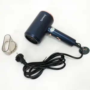 Фен Rainberg RB-2212 8800 W с регуляцией температуры и скорости для сушки и укладки волос. Цвет: синий