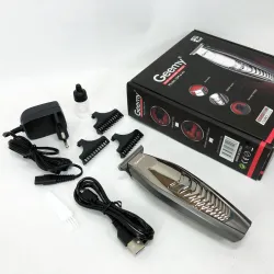 Машинка для стрижки GEMEI GM-6141, подстригательная машинка, профессиональная электробритва