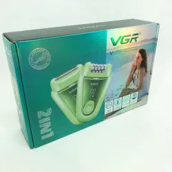 Эпилятор VGR 2 в 1 V-758. Цвет: зеленый