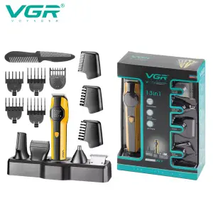Набор для стрижки VGR V-173 YELLOW 13 в 1