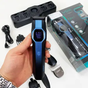 Набор для стрижки VGR V-173 BLUE 13 в 1