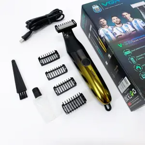 Бритва-триммер для стрижки бороды и усов VGR V-339 GOLD