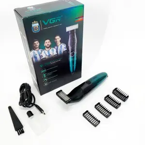 Бритва-триммер для стрижки бороды и усов VGR V-339 GREEN