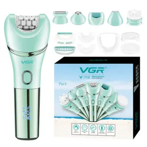 Эпилятор VGR V-756 GREEN 7 в 1