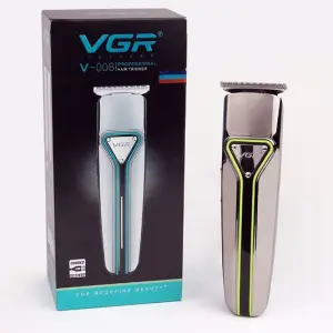 Профессиональная машинка триммер беспроводная для стрижки волос VGR V-008 GREEN