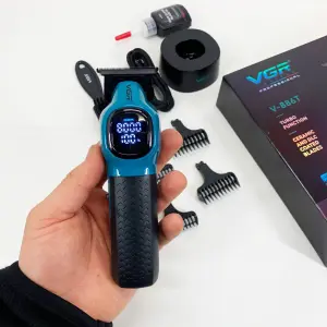 Триммер для стрижки волос VGR V-886T BLUE 8000RPM