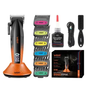 Машинка для стрижки волос VGR V-889C керамические лезвия 9000RPM