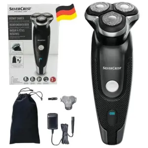 Электробритва для мужчин роторная Silver Crest SRR 3.7 C3 аккумуляторная
