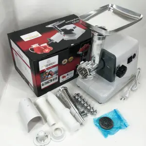Мясорубка Crownberg CB-4212 с соковыжималкой, электромясорубка 2500W, мясорубка с металлическим редуктором