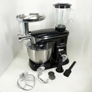 Многофункциональный кухонный комбайн Rainberg RB-8080 Тестомес, Мясорубка, Блендер, Мощный блендер