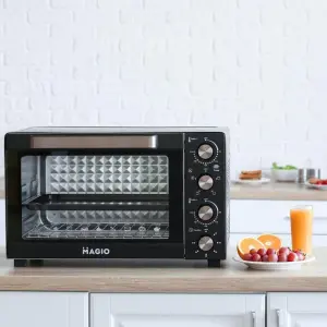 Электродуховка с конвекцией настольная Magio MG-251 45 л, Духовка электрическая настольная для дачи