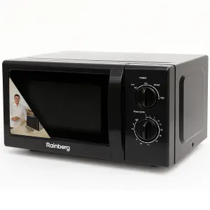 Микроволновая печь Rainberg RB-7151 20 л 1200 Вт 5 уровней мощности 8 режимов. Цвет: черный