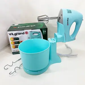 Миксер ViLgrand VHM3017B. Цвет: голубой