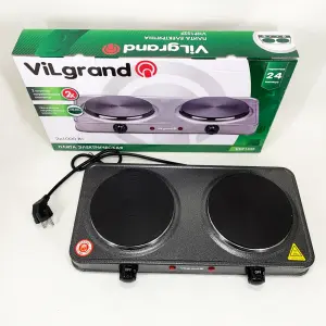 Настольная плита электрическая ViLgrand VHP152F. Цвет: серый
