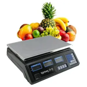 Весы торговые со счетчиком цены и платформой Rainberg RB-302 до 50 кг