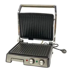 Гриль двухсторонний немецкого качества Rainberg RB-2282 прижимной электрический гриль с пластинами 3800Вт