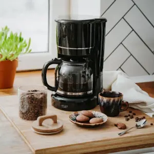 Кофеварка капельная Adler AD 4383 black 1.5Л 900Вт