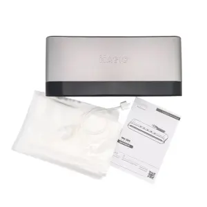 Сенсорный вакууматор Magio MG-385 автоматический и ручной режим, влажное и сухое