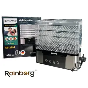 Электрическая сушилка для овощей и фруктов Rainberg RB-2291 1000Вт